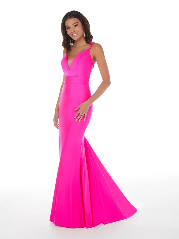 cocktail dresses with floral embroidery for romantic style --Spandex Fitted Strappy Back Gown by Studio 17 12870 cocktail dresses with floral embroidery for romantic style --Spandex Fitted Strappy Back Gown by Studio 17 12870