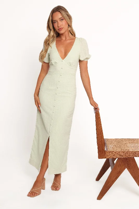 Spring dresses for mothers of the bride with elegant options -Seraphina Maxi Dress - Green Spring dresses for mothers of the bride with elegant options -Seraphina Maxi Dress - Green