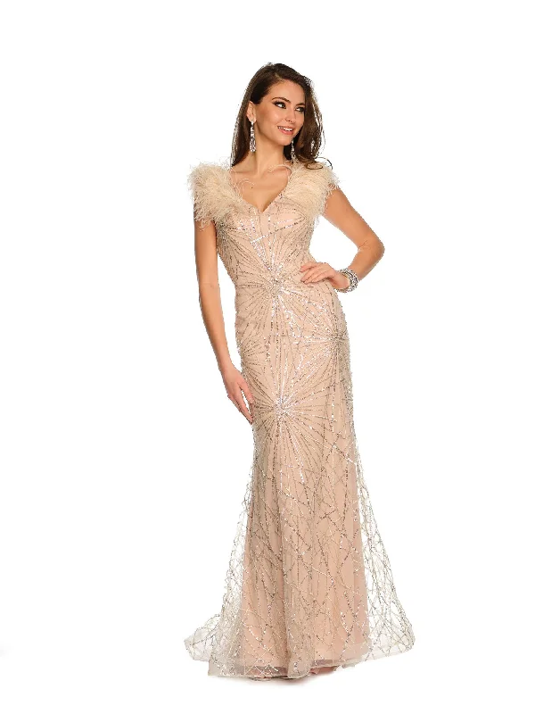 Trendy wedding guest dresses for casual weddings -Long Evening Dress by Dave and Johnny 11221 Trendy wedding guest dresses for casual weddings -Long Evening Dress by Dave and Johnny 11221