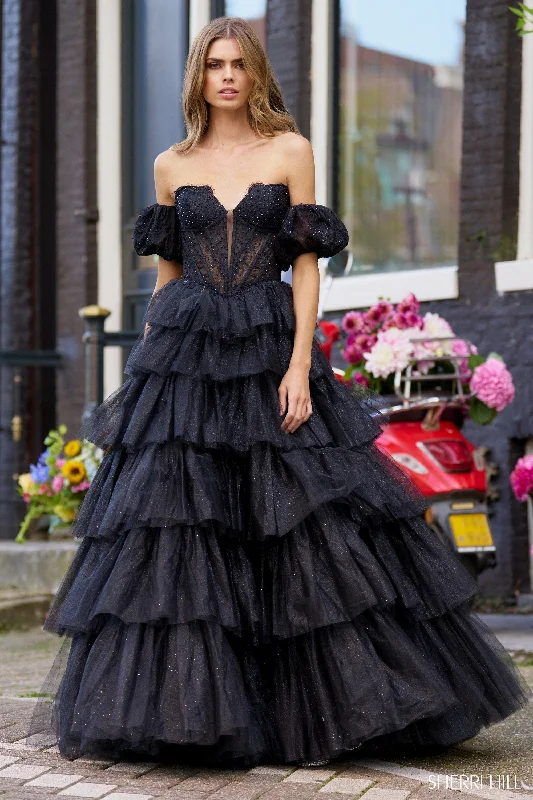 formal dresses with side slits for ease of movement --56170