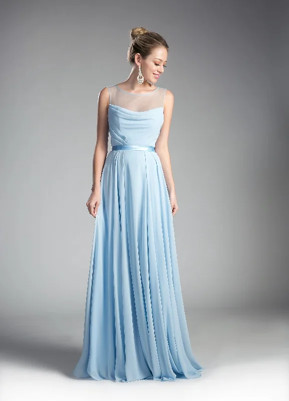 Best wedding guest dresses for a formal evening affair -Long Illusion Sleeveless Dress by Cinderella Divine CJ236 Best wedding guest dresses for a formal evening affair -Long Illusion Sleeveless Dress by Cinderella Divine CJ236