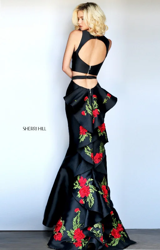 Two piece skirt sets with geometric prints- -51027