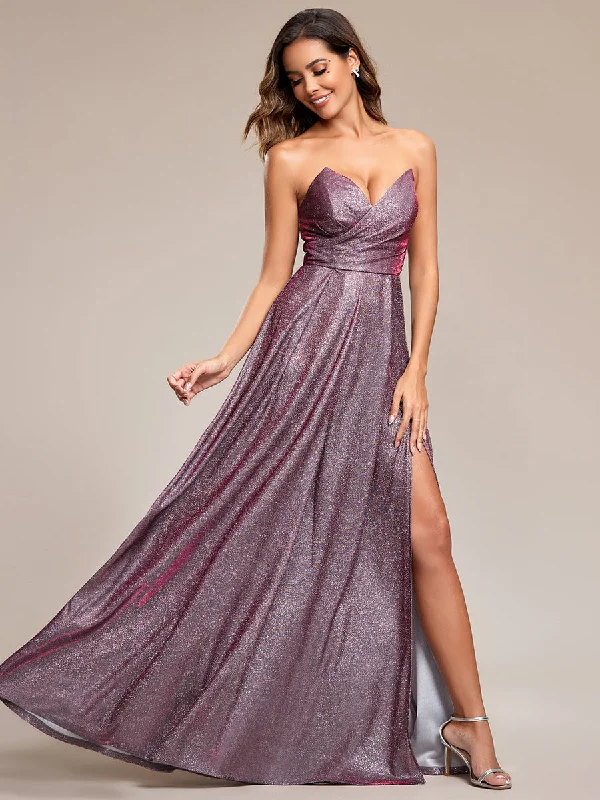 formal dresses with detachable capes for dramatic effect --Hot Split Pleated Shiny Maxi Lacing design Wholesale Evening Dresses formal dresses with detachable capes for dramatic effect --Hot Split Pleated Shiny Maxi Lacing design Wholesale Evening Dresses