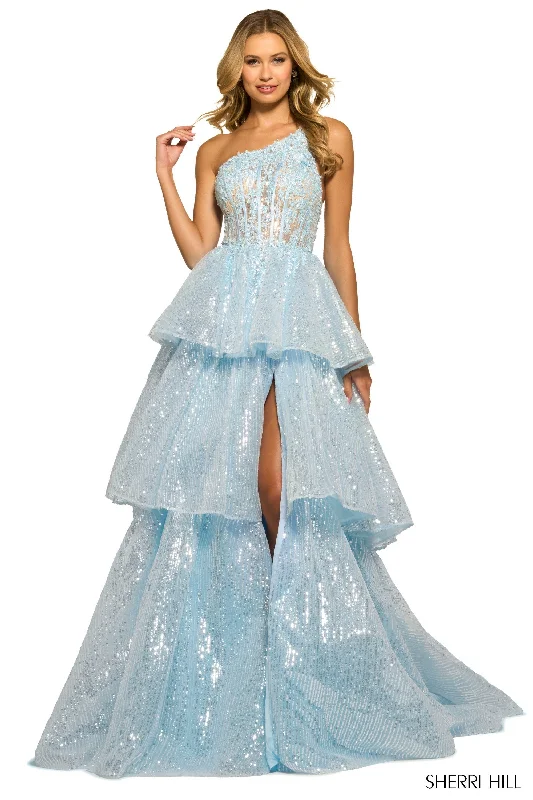 Graduation dresses with delicate ruffles for a soft touch -55527