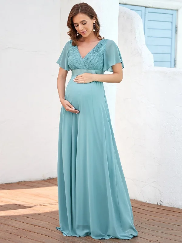 Wedding reception dresses for stylish guests -Cute and Adorable Deep V-neck Wholesale Dress for Pregnant Women Wedding reception dresses for stylish guests -Cute and Adorable Deep V-neck Wholesale Dress for Pregnant Women