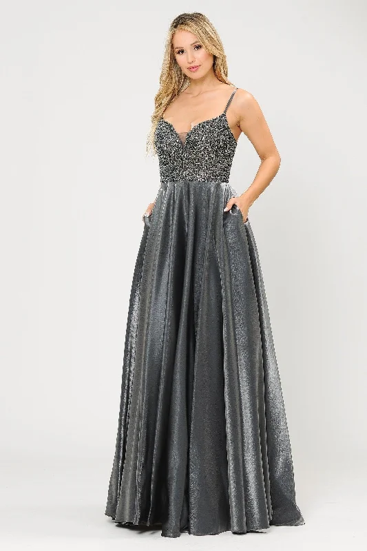 cocktail dresses with velvet fabric for winter elegance --Long Sweetheart Dress with Beaded Bodice by Poly USA 8674 cocktail dresses with velvet fabric for winter elegance --Long Sweetheart Dress with Beaded Bodice by Poly USA 8674