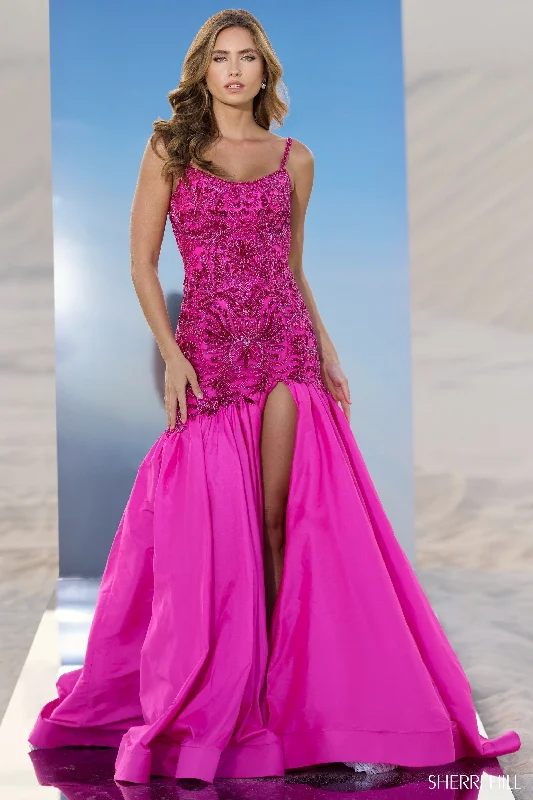 formal dresses with lace necklines for feminine touch --56831