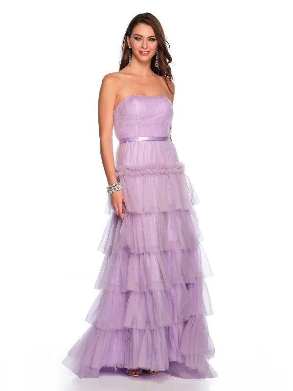 Wedding guest dresses with tulle for a whimsical touch -Long Evening Dress by Dave and Johnny 11579 Wedding guest dresses with tulle for a whimsical touch -Long Evening Dress by Dave and Johnny 11579