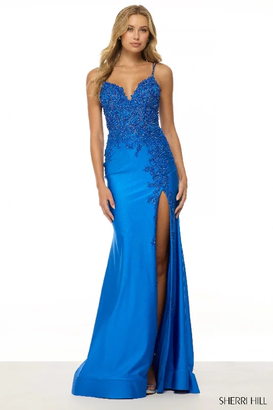formal dresses for bridesmaids in matching pastel colors --56448