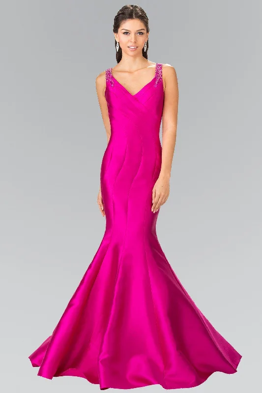 formal dresses with tiered skirts for volume and movement --Sleeveless Mermaid Dress with Sheer Beaded Back by Elizabeth K GL2212 formal dresses with tiered skirts for volume and movement --Sleeveless Mermaid Dress with Sheer Beaded Back by Elizabeth K GL2212