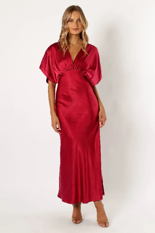 formal dresses for prom with tulle skirts and corset tops --Ricki Maxi Dress - Ruby Wine formal dresses for prom with tulle skirts and corset tops --Ricki Maxi Dress - Ruby Wine