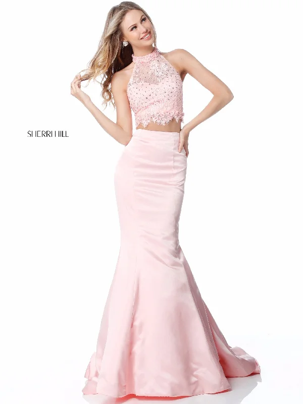 Two piece skirt sets with off-the-shoulder tops for summer- -51860