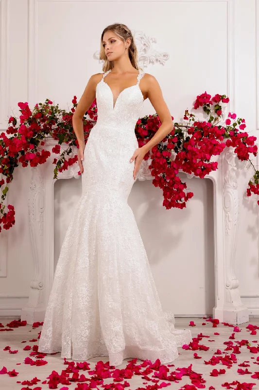 Wedding guest dresses with high-low hemlines for style -Lace Mermaid Bridal Gown by Abby Lane 97146 Wedding guest dresses with high-low hemlines for style -Lace Mermaid Bridal Gown by Abby Lane 97146