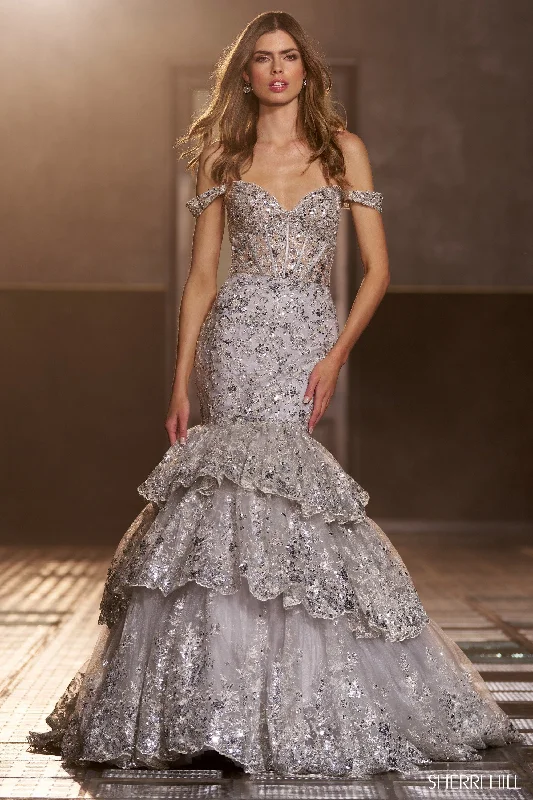 formal dresses with sheer panels for modern style --56687