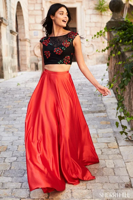 Two piece skirt sets with crop blazers for a modern style- -51867
