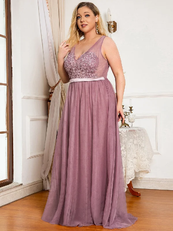 Sexy cocktail dresses for clubbing -Plus Size A-Line Floral Lace Appliques Wholesale Bridesmaid Dress Sexy cocktail dresses for clubbing -Plus Size A-Line Floral Lace Appliques Wholesale Bridesmaid Dress