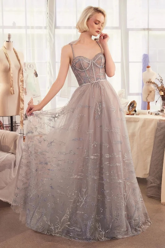 cocktail dresses with beaded straps for sparkle --Andrea and Leo A1458 Dress