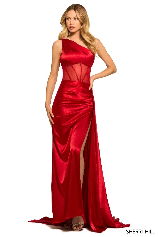 Graduation dresses for warm ceremonies with airy fabrics -55388