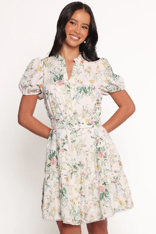 Spring dresses for casual weekends with a laid-back vibe -Paula Mini Dress - Multi Floral