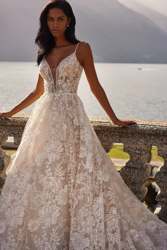 Bridal dresses for a fall wedding with sleeves -81145