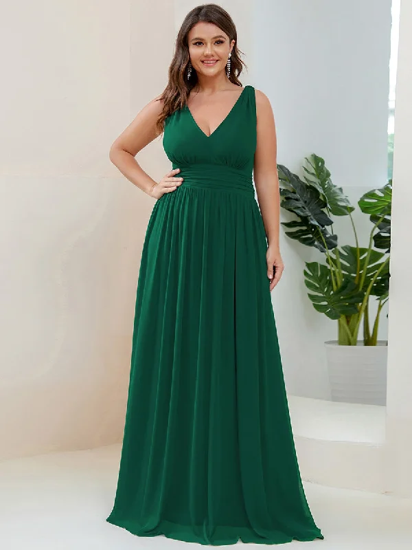 Dresses for formal events and cocktails -Double V-Neck Maxi Long Wholesale Plus Size Evening Dresses Dresses for formal events and cocktails -Double V-Neck Maxi Long Wholesale Plus Size Evening Dresses