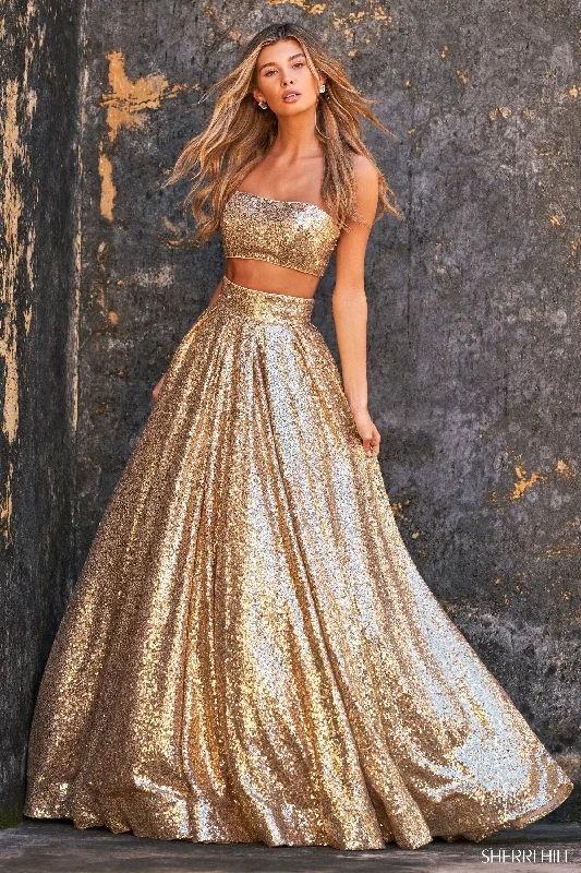 Two piece skirt sets for chic and stylish bridesmaids- -55003