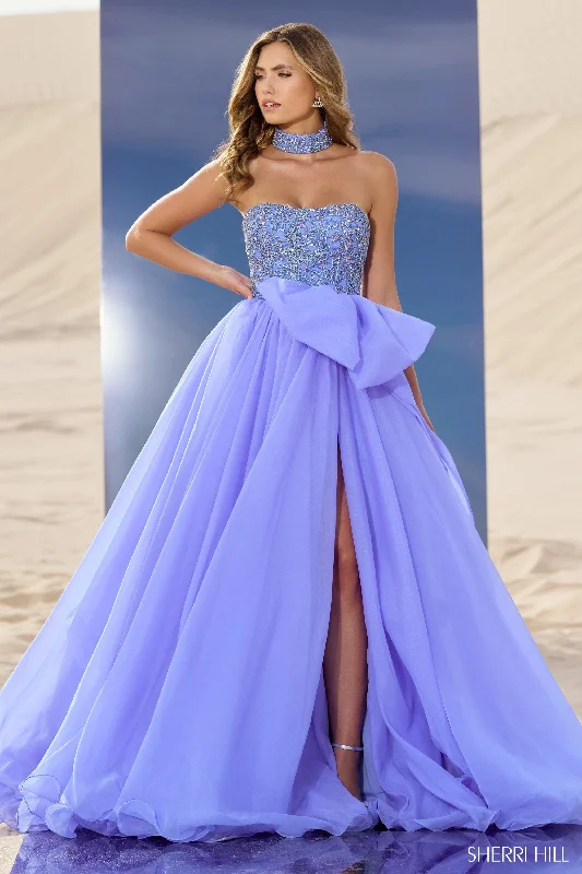 formal dresses for holiday balls with metallic accents --56852