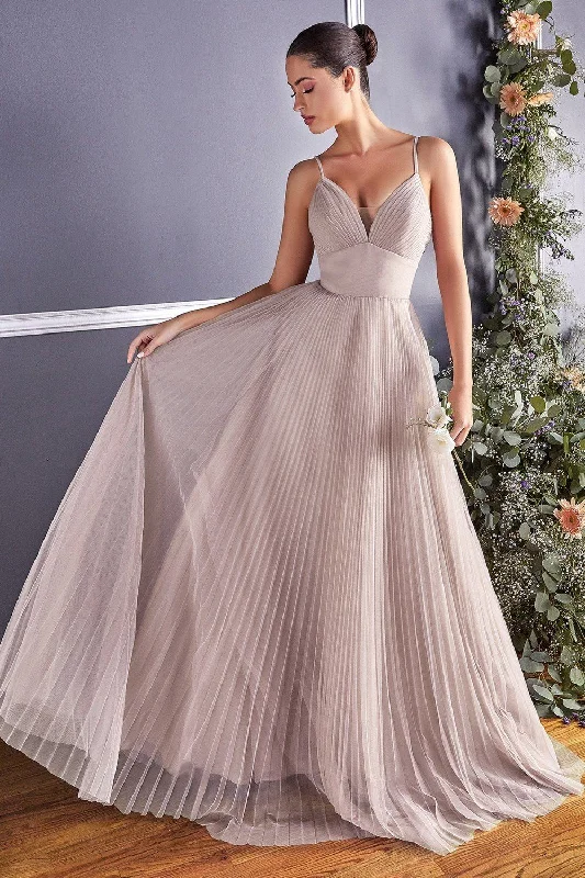affordable chiffon bridesmaid dresses under $150 --Long Pleated Tulle Dress by Cinderella Divine CD184 affordable chiffon bridesmaid dresses under $150 --Long Pleated Tulle Dress by Cinderella Divine CD184