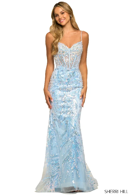 Graduation dresses with an elegant belt for added flair -55502
