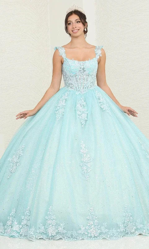 May Queen LK253 - Scoop Neck Ballgown