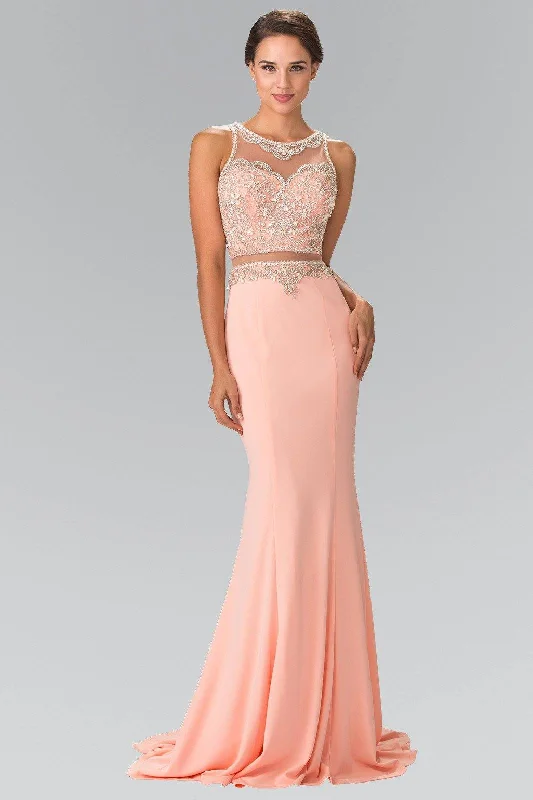 Best wedding guest dresses for a summer garden reception -Long Mock Two-Piece Dress with Beaded Top by Elizabeth K GL2342 Best wedding guest dresses for a summer garden reception -Long Mock Two-Piece Dress with Beaded Top by Elizabeth K GL2342