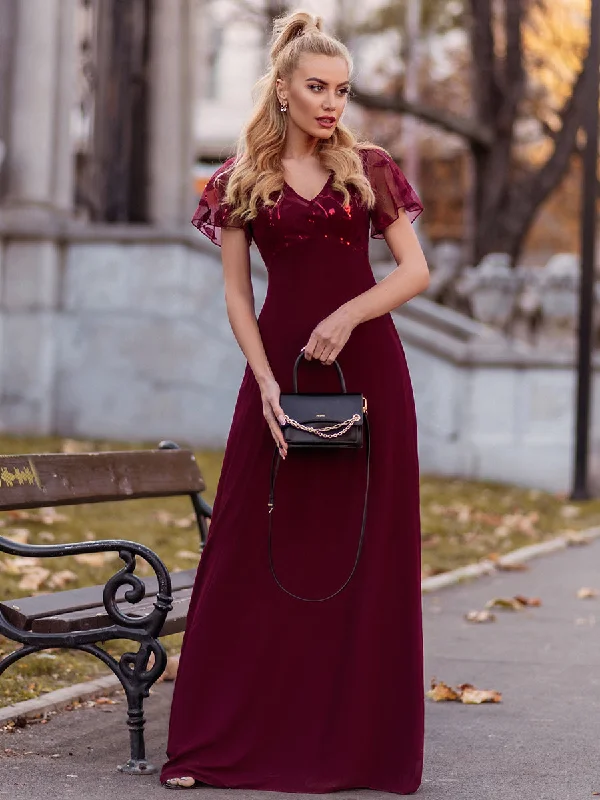 formal dresses with halter necks for summer galas --Floral Lace Sequin Print Wholesale Evening Dresses With Cap Sleeve formal dresses with halter necks for summer galas --Floral Lace Sequin Print Wholesale Evening Dresses With Cap Sleeve