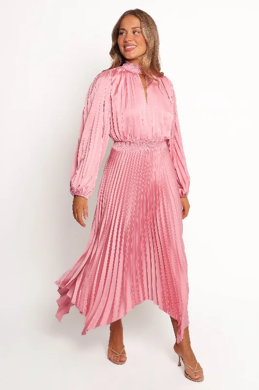 formal dresses for cocktail parties with fitted silhouettes --Eloise Dress - Light Pink formal dresses for cocktail parties with fitted silhouettes --Eloise Dress - Light Pink