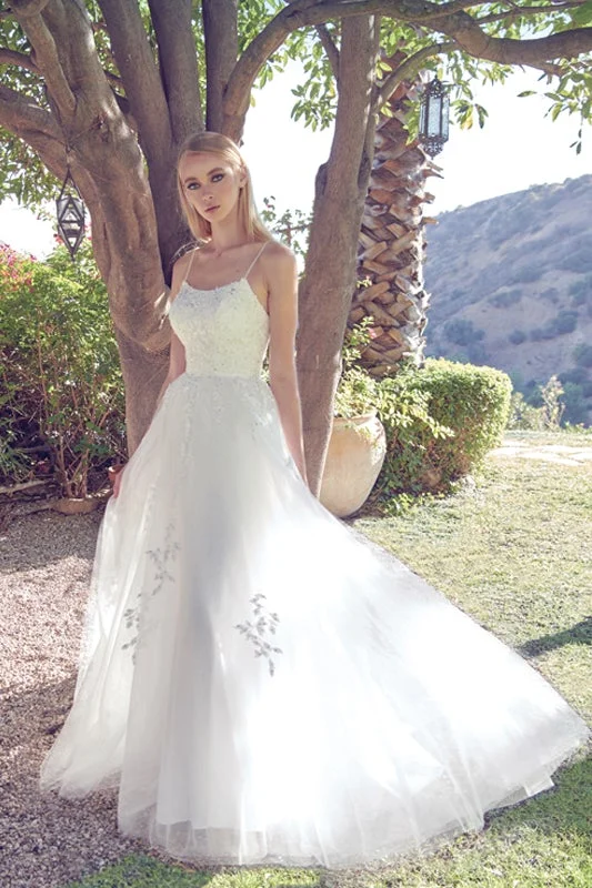 Classic wrap wedding guest dresses for all occasions -Floral Applique White Corset Tulle Gown by Juliet 260W Classic wrap wedding guest dresses for all occasions -Floral Applique White Corset Tulle Gown by Juliet 260W