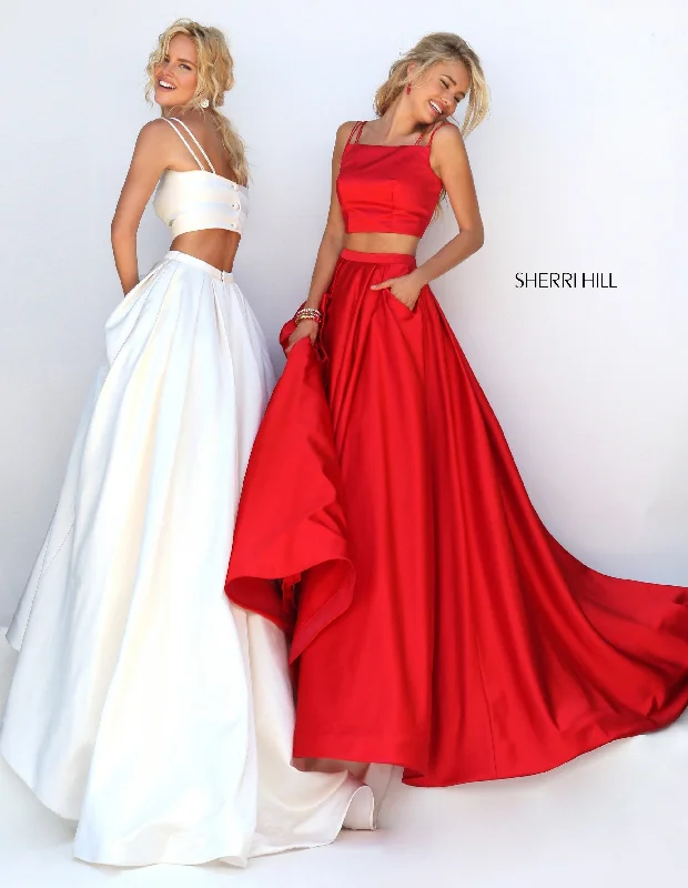 Two piece skirt sets with printed skirts- -50295