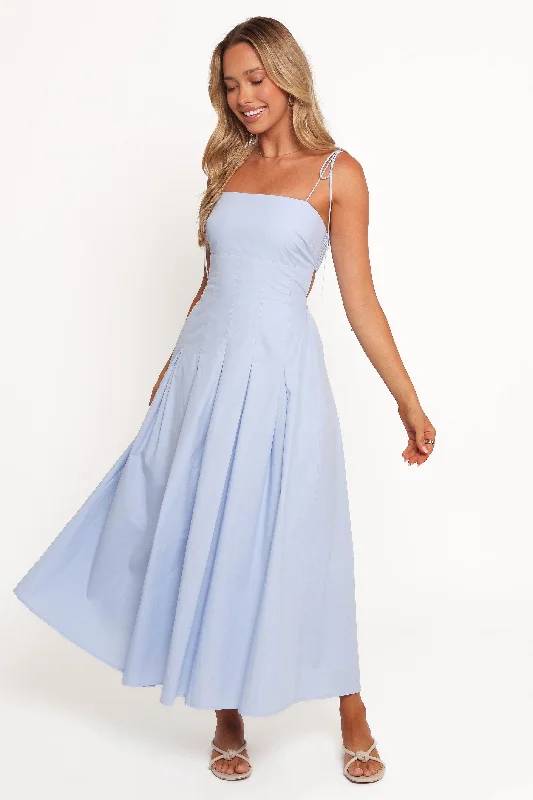 Cute spring dresses for college students -Briony Midi Dress - Blue