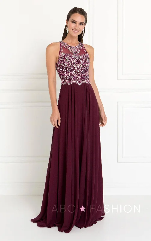 formal dresses with satin fabric for smooth finish --Long Dress with Jeweled Bodice by Elizabeth K GL1564 formal dresses with satin fabric for smooth finish --Long Dress with Jeweled Bodice by Elizabeth K GL1564