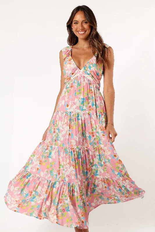 Spring dresses for a garden wedding guest look -Mandie Maxi Dress - Multi