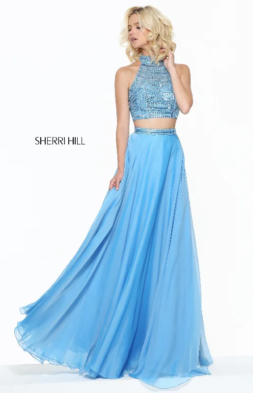 Two piece skirt sets with frilled skirts- -50809