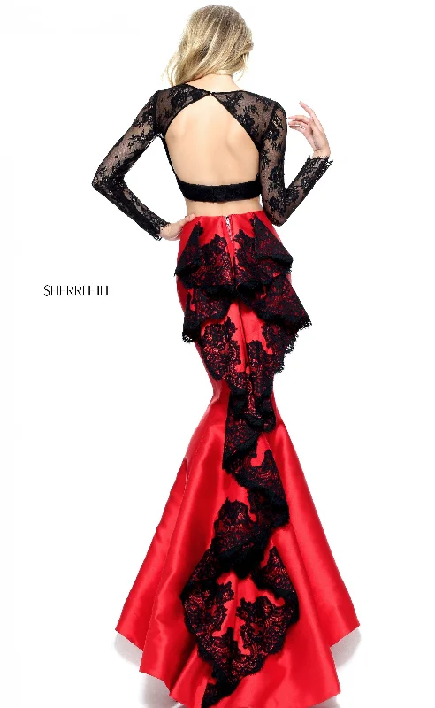 Two piece skirt sets with tiered skirts for a playful look- -51169