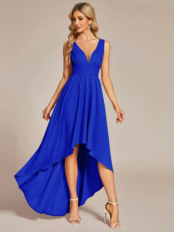 formal dresses with mesh sleeves for subtle coverage --High Low Sleeveless Wholesale Bridesmaid Dresses formal dresses with mesh sleeves for subtle coverage --High Low Sleeveless Wholesale Bridesmaid Dresses
