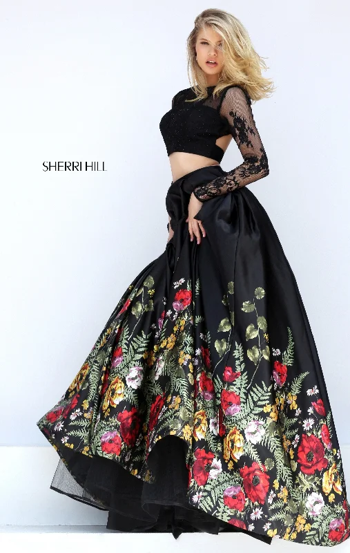Two piece skirt sets with draped tops- -50599