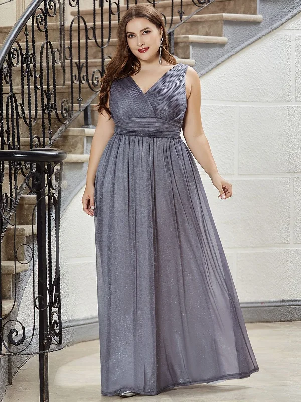 Romantic velvet party dresses for winter events -Double V Neck Maxi Long Plus Size Evening Dresses for Party Romantic velvet party dresses for winter events -Double V Neck Maxi Long Plus Size Evening Dresses for Party