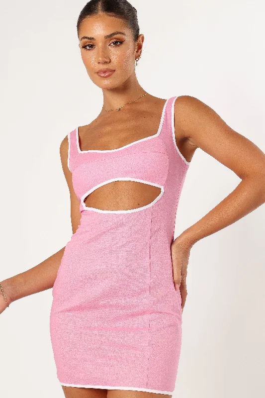 Stylish and elegant dresses for Christmas parties -Samara Mini Dress - Pink