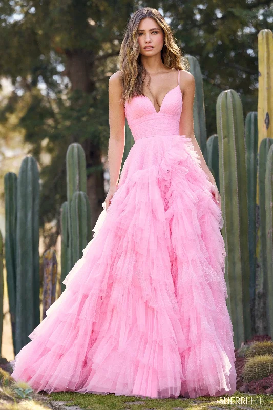 Graduation dresses with tulle skirts for a whimsical look -55639