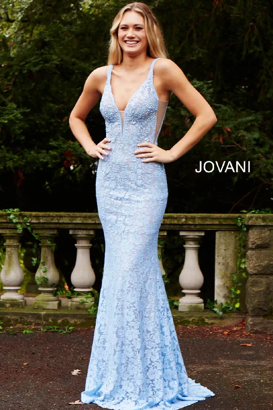 cocktail dresses with asymmetrical hemlines for unique style --Beaded Lace Fitted Sleeveless Gown by Jovani 48994 cocktail dresses with asymmetrical hemlines for unique style --Beaded Lace Fitted Sleeveless Gown by Jovani 48994