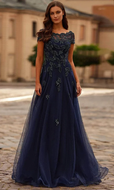 La Femme 31692 - Beaded Bodice Evening Gown