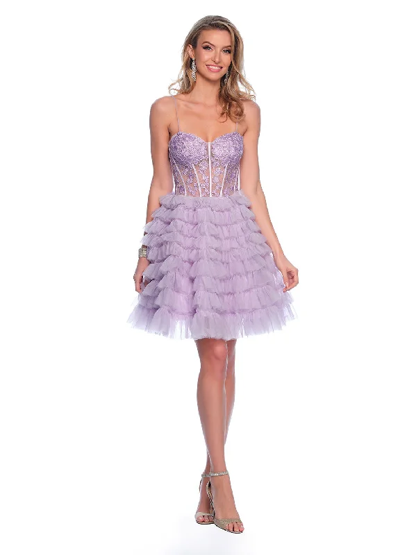 Graduation dresses with sequins for a glamorous effect -Short Cocktail Dress by Dave and Johnny 11766 Graduation dresses with sequins for a glamorous effect -Short Cocktail Dress by Dave and Johnny 11766