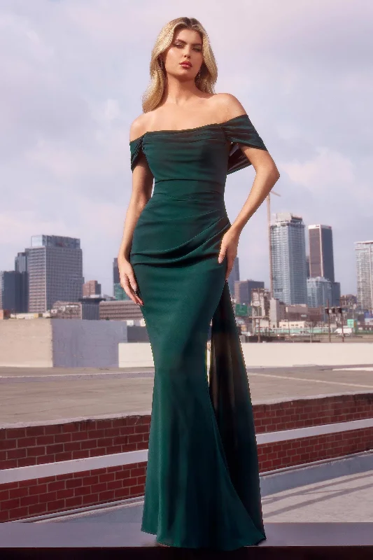 bridesmaid dresses with satin fabric for luxurious feel --Chiffon Fitted Convertible Gown by Ladivine 7433 - Outlet bridesmaid dresses with satin fabric for luxurious feel --Chiffon Fitted Convertible Gown by Ladivine 7433 - Outlet