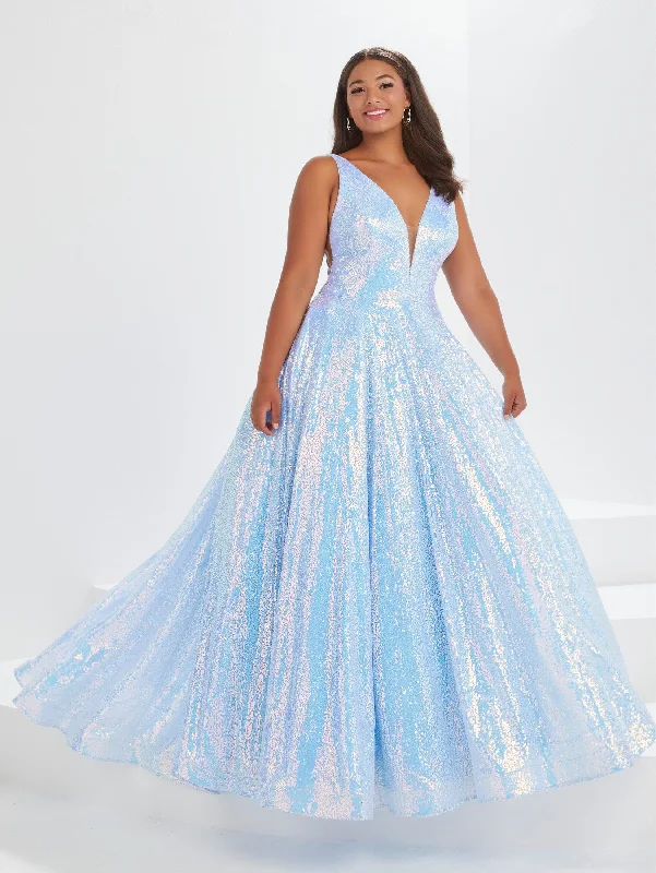 cocktail dresses with open shoulder designs for summer --Plus Size Sleeveless Sequin Gown by Tiffany Designs 16046 cocktail dresses with open shoulder designs for summer --Plus Size Sleeveless Sequin Gown by Tiffany Designs 16046